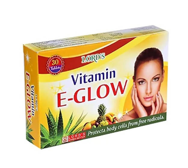 Lord's Homeopathy Vitamin E Glow Tablets: Daily Antioxidant Support for Healthy, Radiant Skin