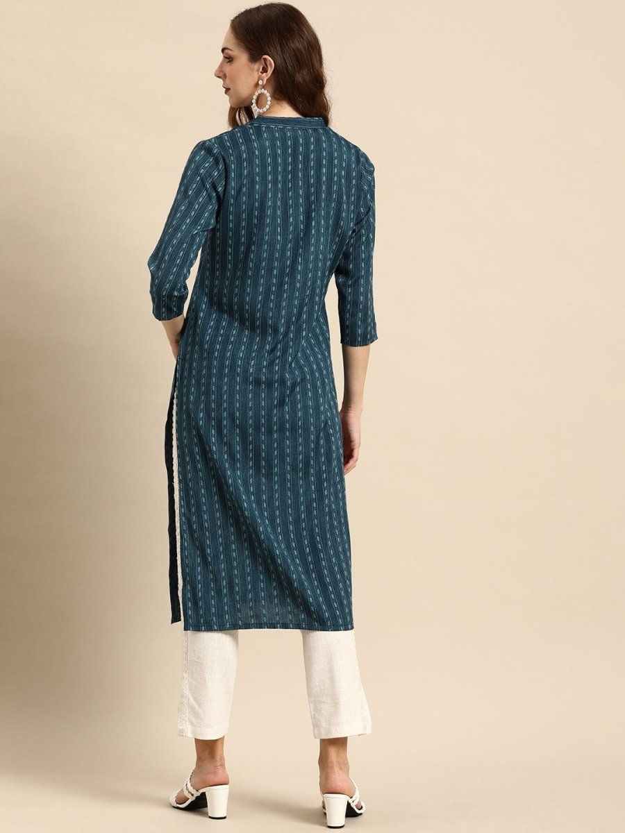 Anouk Striped Kurta - Swadesiicart