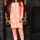 HOUSE OF KARI Floral Embroidered Chikankari Pure Cotton Kurta with Trousers | Swadesiicart