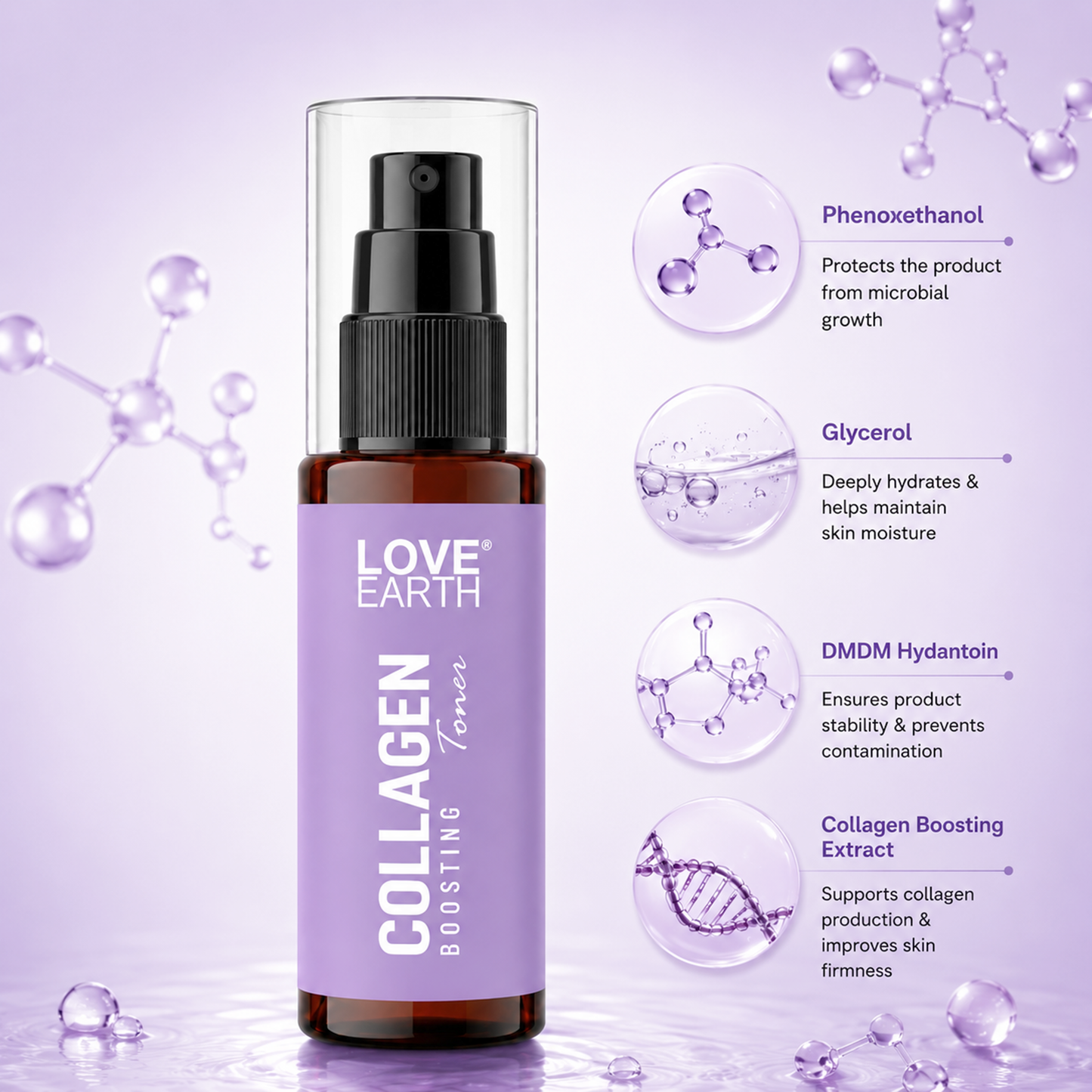 Love Earth Collagen Boosting Toner