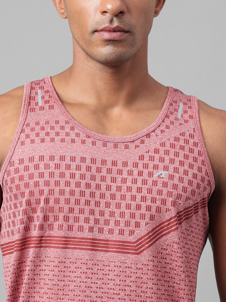 Alcis Heather Dry Tech Anti Static Slim Fit Running T-shirt | Swadesiicart