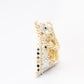 NR By Nidhi Rathi White Mirror Work Embroidered Potli Clutch - Swadesiicart