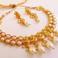 White Kemp Temple Necklace Set