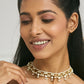 Nuyug 22K Gold-Plated Kundan & Pearl Studded Matha Patti Head Jewellery | Swadesiicart