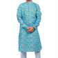 DEIANA'S Casual Designer Kurta Pyjama Set For Boys And kids (Sky Blue Blue With Multicolor) | Swadesiicart