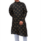 DEIANA'S Casual Designer Kurta Pyjama Set For Boys And kids (Black With Golden) | Swadesiicart