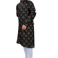 DEIANA'S Casual Designer Kurta Pyjama Set For Boys And kids (Black With Golden) | Swadesiicart