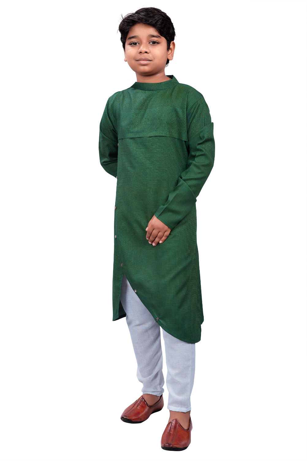 DEIANA'S Casual Designer Kurta Pyjama Set For Boys And kids (Green) | Swadesiicart