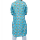DEIANA'S Casual Designer Kurta Pyjama Set For Boys And kids (Sky Blue Blue With Multicolor) | Swadesiicart