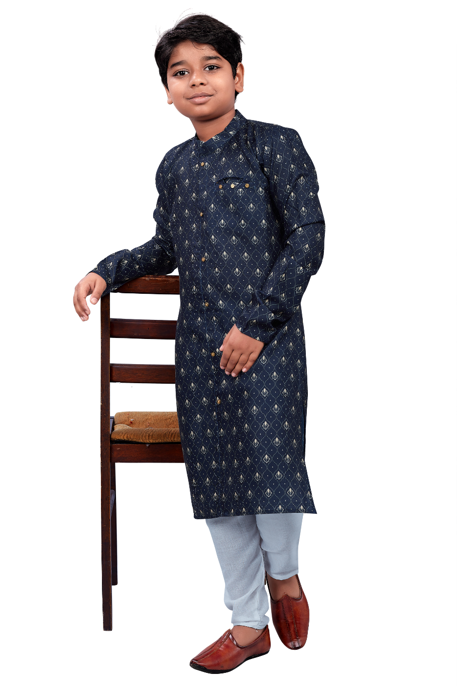 DEIANA'S Casual Designer Kurta Pyjama Set For Boys And kids (Multicolor) | Swadesiicart