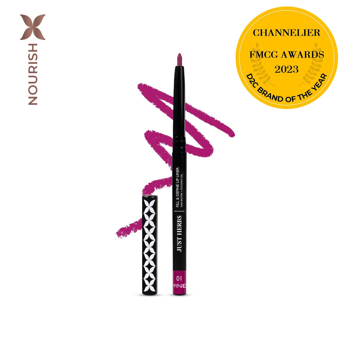 Fill & Define Lip Liner with Shea Butter and Coconut Oil (Copy)