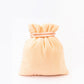 NR By Nidhi Rathi Peach-Coloured & White Embroidered Potli Clutch - Swadesiicart