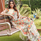 Tikhi Imli White Floral Woven Design Saree | Swadesiicart