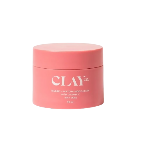 Clayco Tsubaki + Matcha Face Moisturizer With Vitamin C For Dry Skin | Swadesiicart