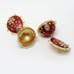 Maroon Jhumka Earrings for Womens for Ethnic Party by House of Ree | Swadesiicart