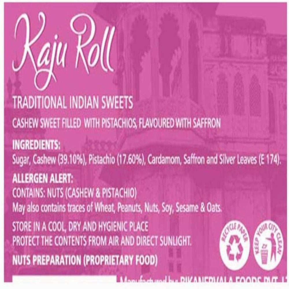 Bikanervala Kaju Roll | Swadesiicart