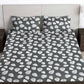 Story@home Green & White Floral Microfiber 180 TC Bedsheet With Pillow Cover - Swadesiicart