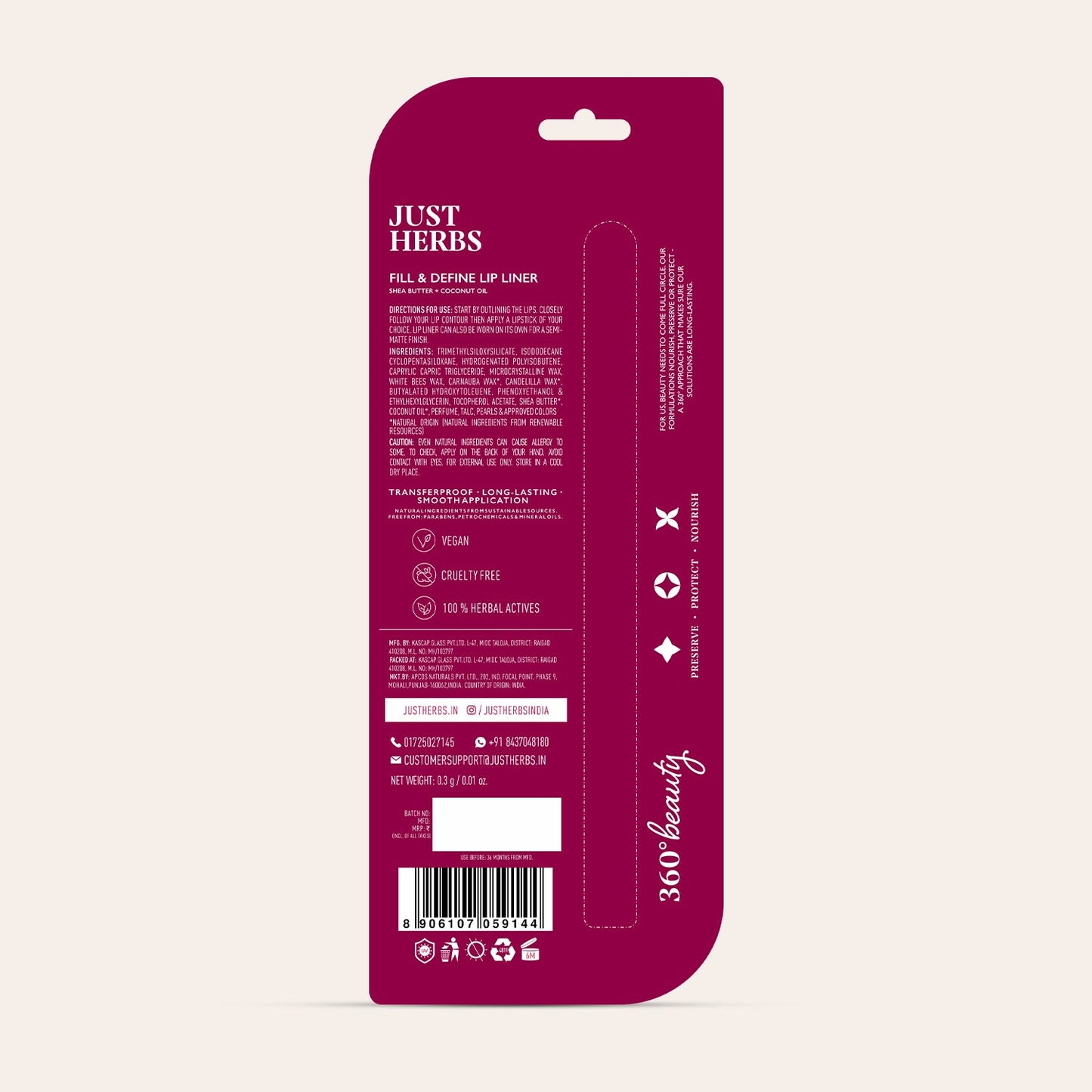 FILL & DEFINE LIP LINER DIRTY ROSE