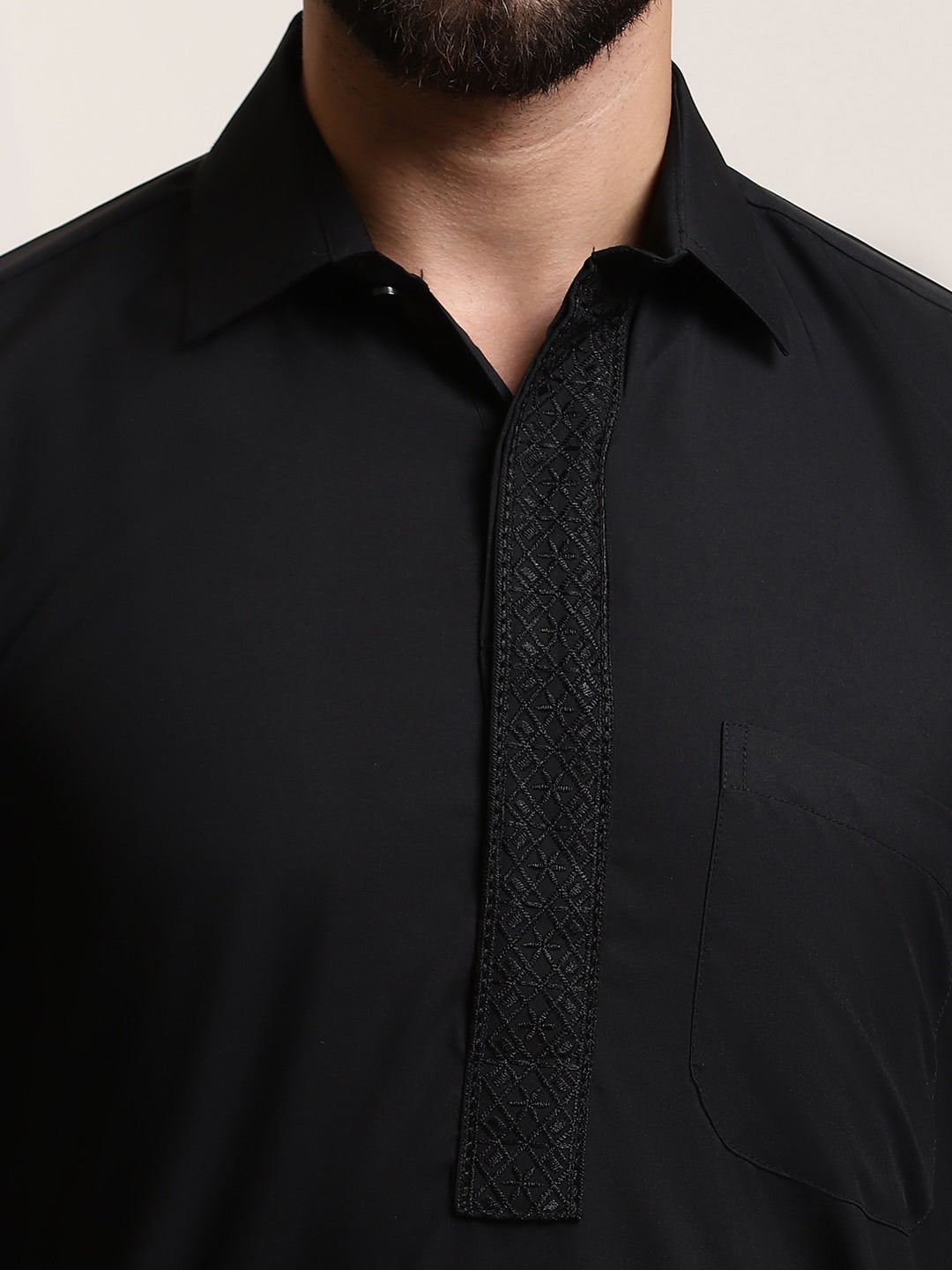 Sojanya Cotton Linen Kurta With Pyjamas | Swadesiicart