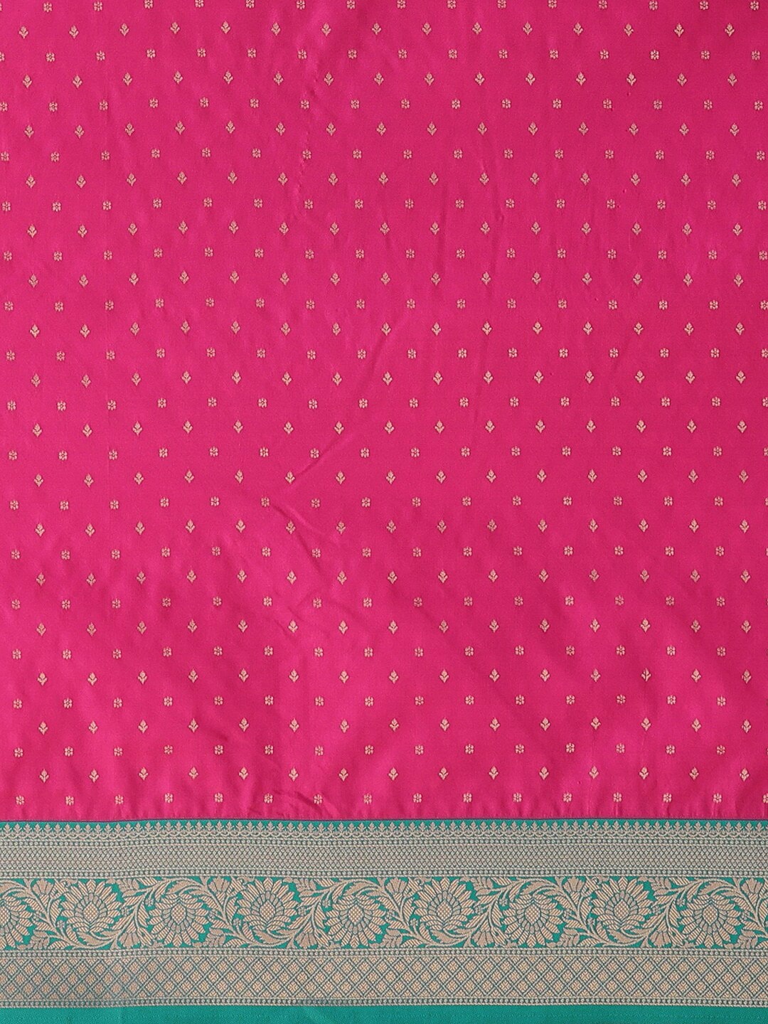 Mitera Floral Woven Design Zari Banarasi Saree | Swadesiicart