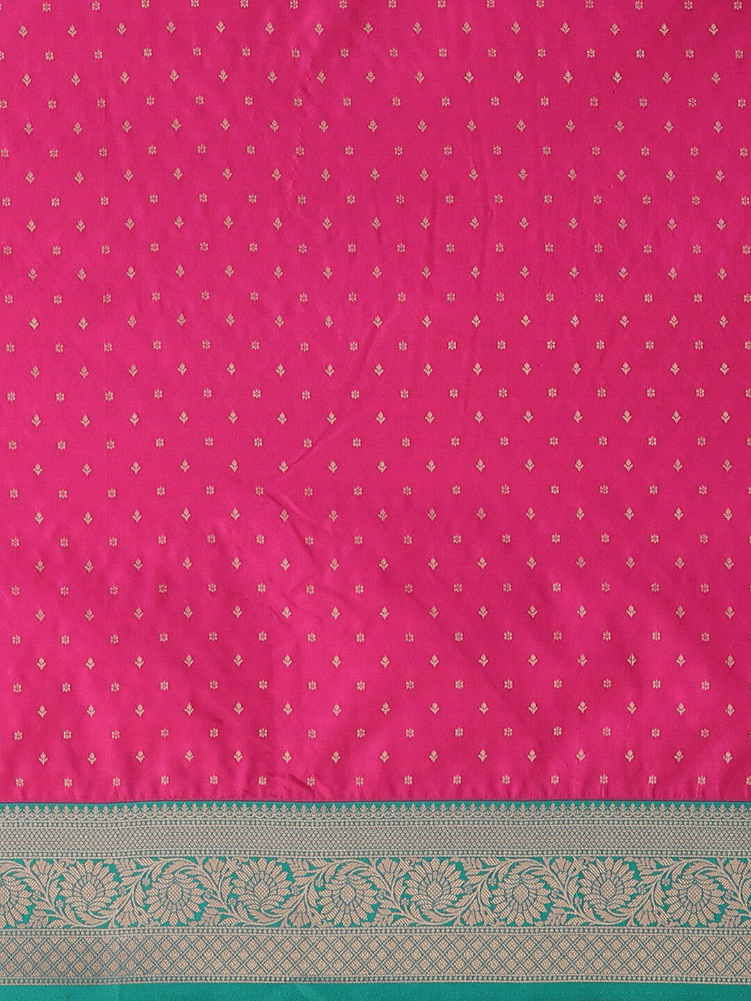 Mitera Floral Woven Design Zari Banarasi Saree | Swadesiicart