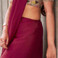 Tikhi Imli Woven Design Tasselled Satin Jacquard Ready to Wear Saree | Swadesiicart