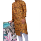 DEIANA'S Casual Designer Kurta Pyjama Set For Boys And kids (Brown With Multicolor) | Swadesiicart