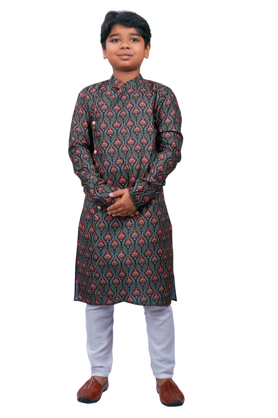 DEIANA'S Casual Designer Kurta Pyjama Set For Boys And kids (Multicolor) | Swadesiicart