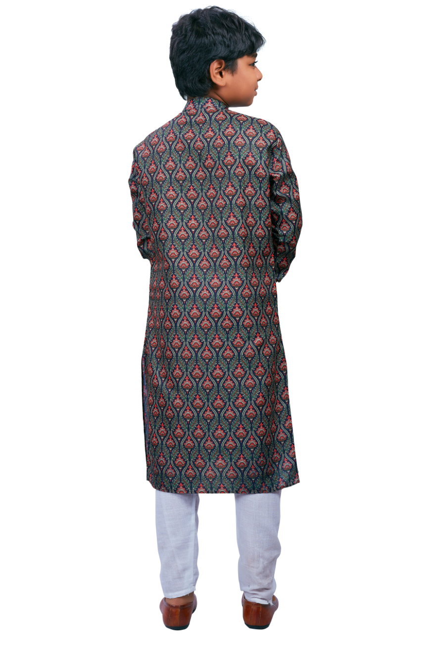 DEIANA'S Casual Designer Kurta Pyjama Set For Boys And kids (Multicolor) | Swadesiicart