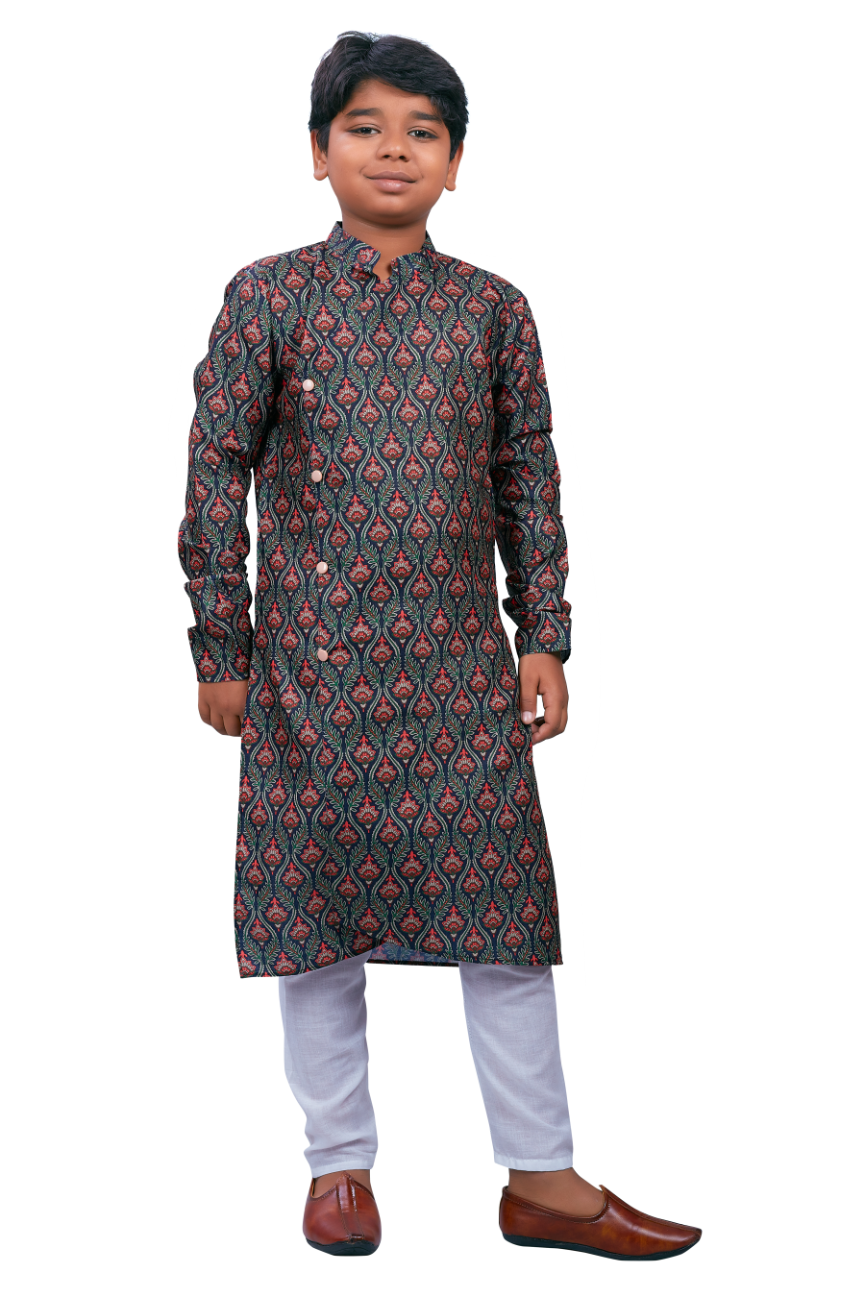 DEIANA'S Casual Designer Kurta Pyjama Set For Boys And kids (Multicolor) | Swadesiicart