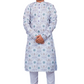 DEIANA'S Casual Designer Kurta Pyjama Set For Boys And kids (White With Multicolor) | Swadesiicart