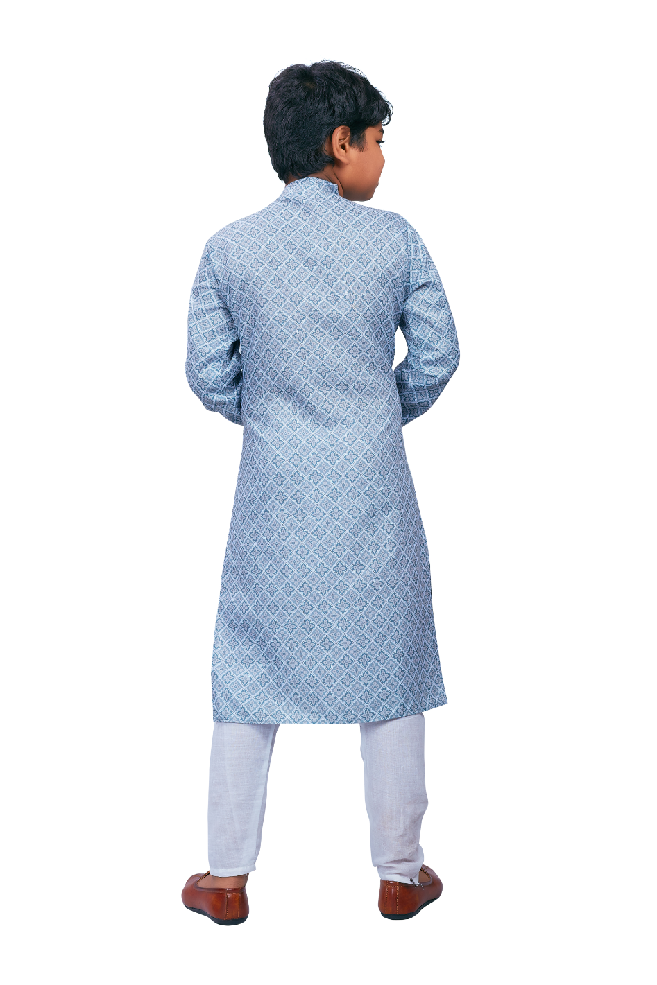 DEIANA'S Casual Designer Kurta Pyjama Set For Boys And kids (Sky Blue Blue) | Swadesiicart