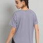 MKH Typography Printed Drop Shoulder Sleeves Dri-Fit Relaxed Fit T-shirt - Swadesiicart