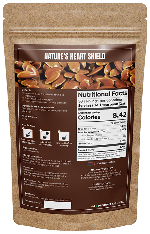 Ayura Origins Nature's Heart Shield Powder - Swadesiicart