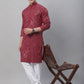 Sojanya Sequin Embroidered Pure Cotton Kurta with Churidar | Swadesiicart