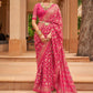 Anouk Ethnic Motifs Woven Design Brasso Banarasi Saree | Swadesiicart