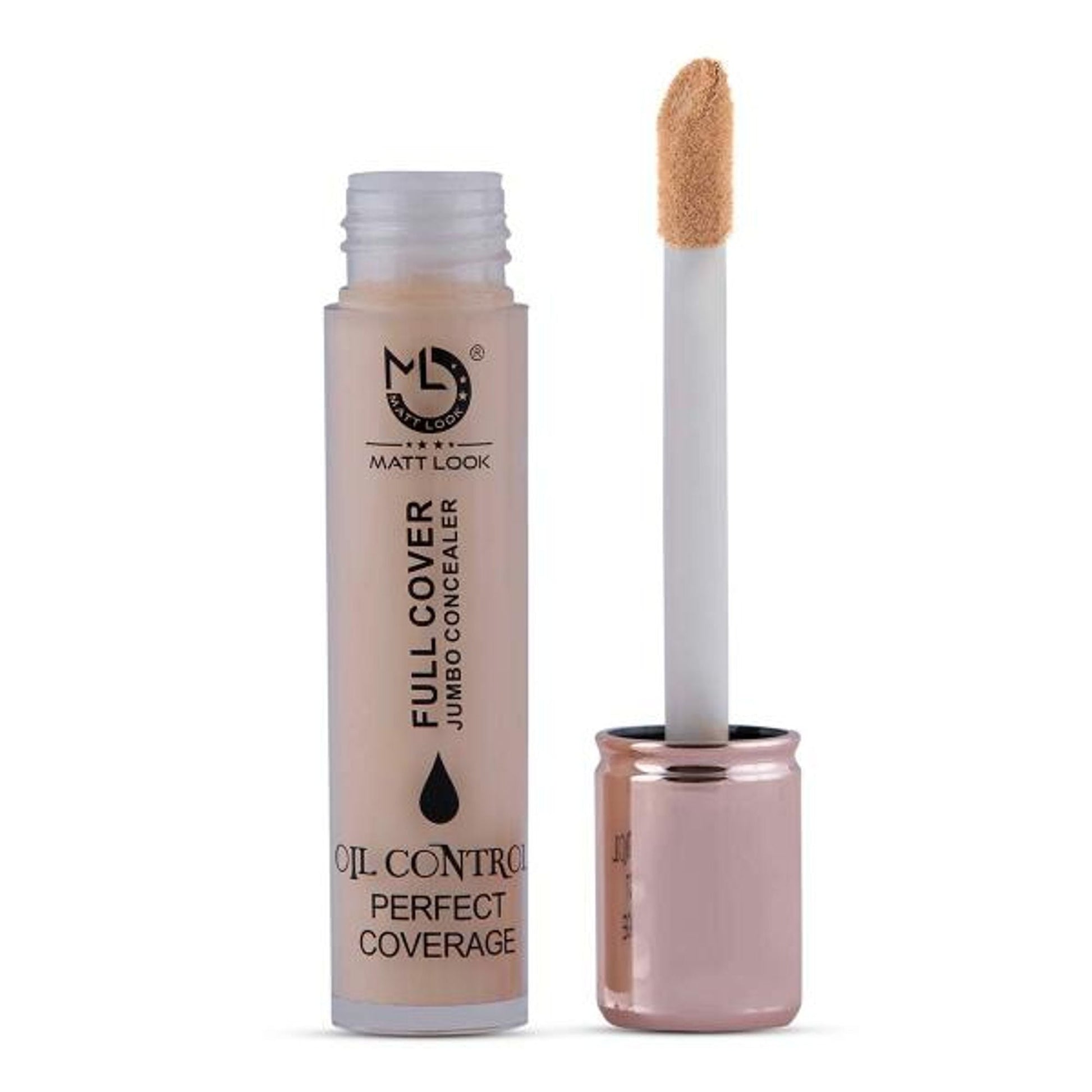 Matt Look Full Cover Jumbo Oil Control Perfect Coverage Concealer - Classic Ivory - Swadesiicart