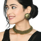 Mominos Fashion Johar Kamal Oxidised Gold-Polished Brass Finish Ghungroo Design Choker Set | Swadesiicart