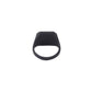 NVR Men's Set of 2 Black Rhodium-Plated Finger Ring - Swadesiicart