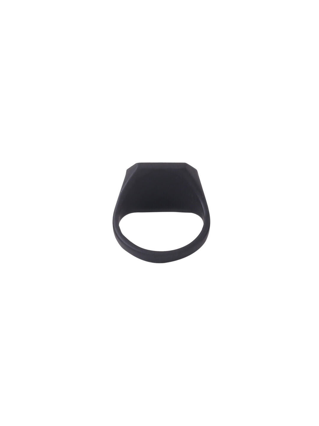 NVR Men's Set of 2 Black Rhodium-Plated Finger Ring - Swadesiicart