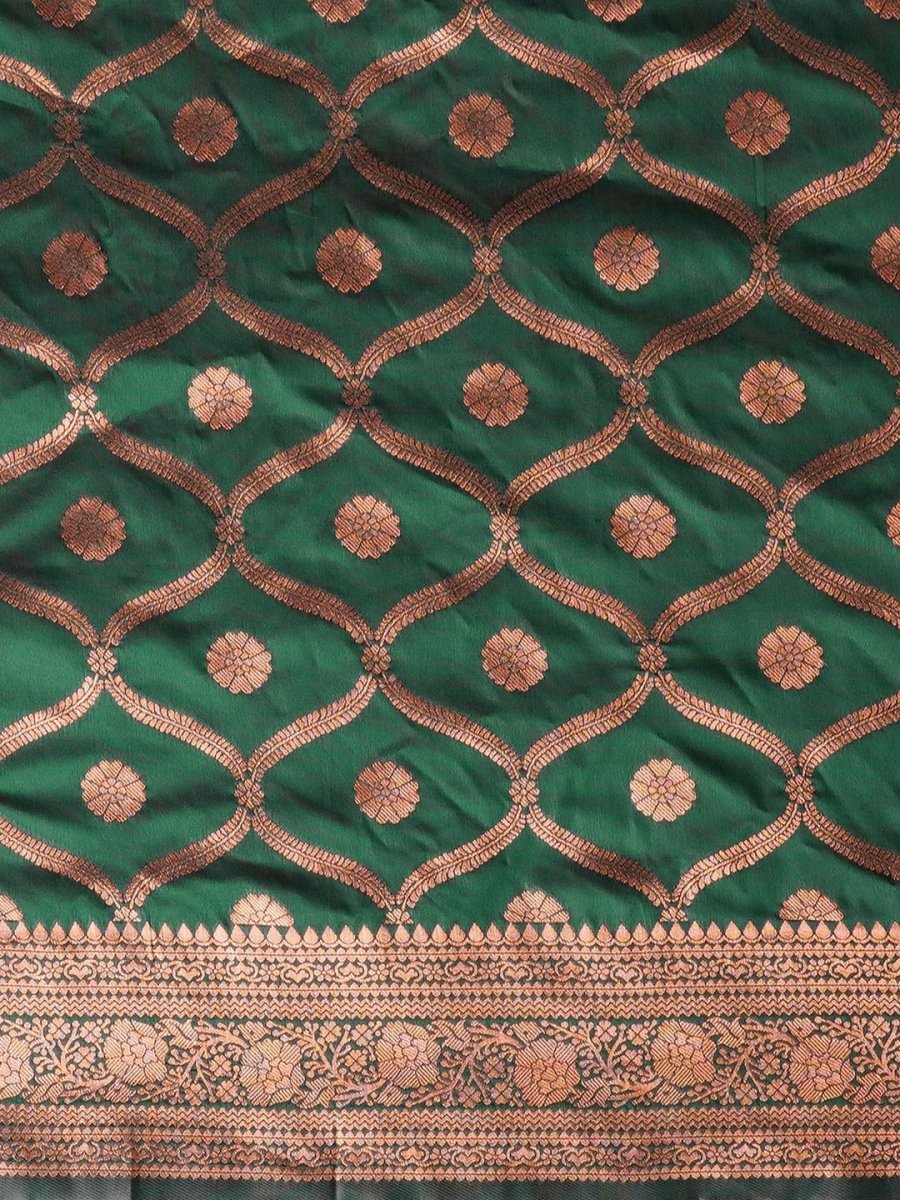 Anouk Woven Design Zari Silk Blend Banarasi Saree | Swadesiicart