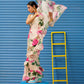 Tikhi Imli Floral Printed Poly Crepe Saree | Swadesiicart