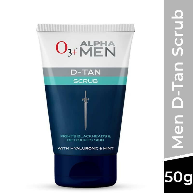 Professional O3+ Acno D-TAN Scrub With Hyaluronic & Mint - Swadesiicart