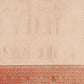 Saree Mall Off White & Red Woven Design Zari Silk Blend Banarasi Saree | Swadesiicart