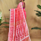 Exclusive Collection Beautiful Peach Jaal Jamdani Saree - Swadesiicart