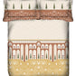 MYTRIDENT Road To Jaipur Brown Cotton 210 TC King Bedsheet & 2 Pillow Covers - Swadesiicart