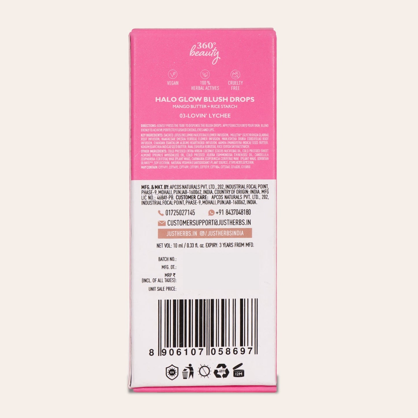 Strawberry Dip: Halo Glow Blush Drops with Mango Butter & Rice Starch