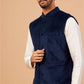 Bluvet Designer Men's Nehru jacket by Hilo Design