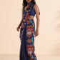 trueBrowns Purple Muslin Ikat Ready to Wear Saree | Swadesiicart