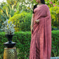 Tikhi Imli Floral Printed Embossed Ready to Wear Saree | Swadesiicart